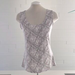 S Cleo Floral Design Tank pink/white/light gray - very soft